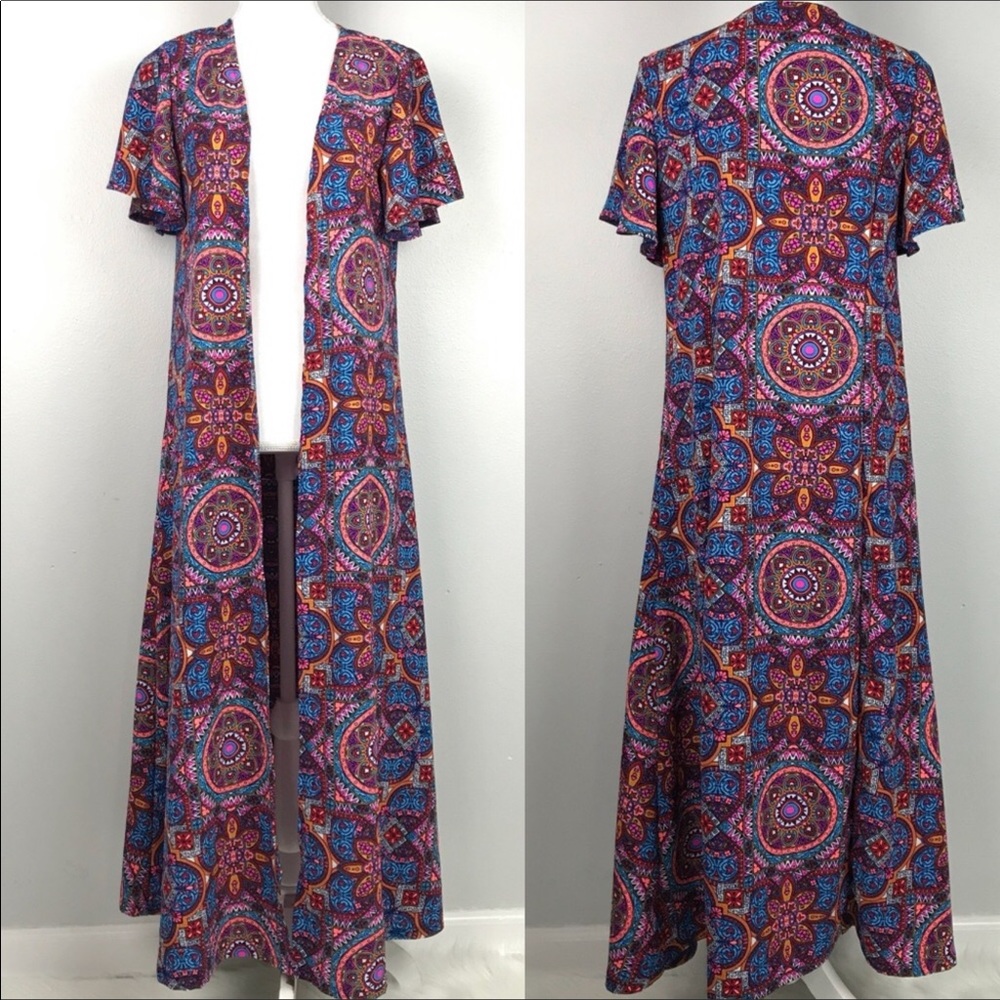 Judith March Multi Color Medallion Duster! - Picture 2 of 8